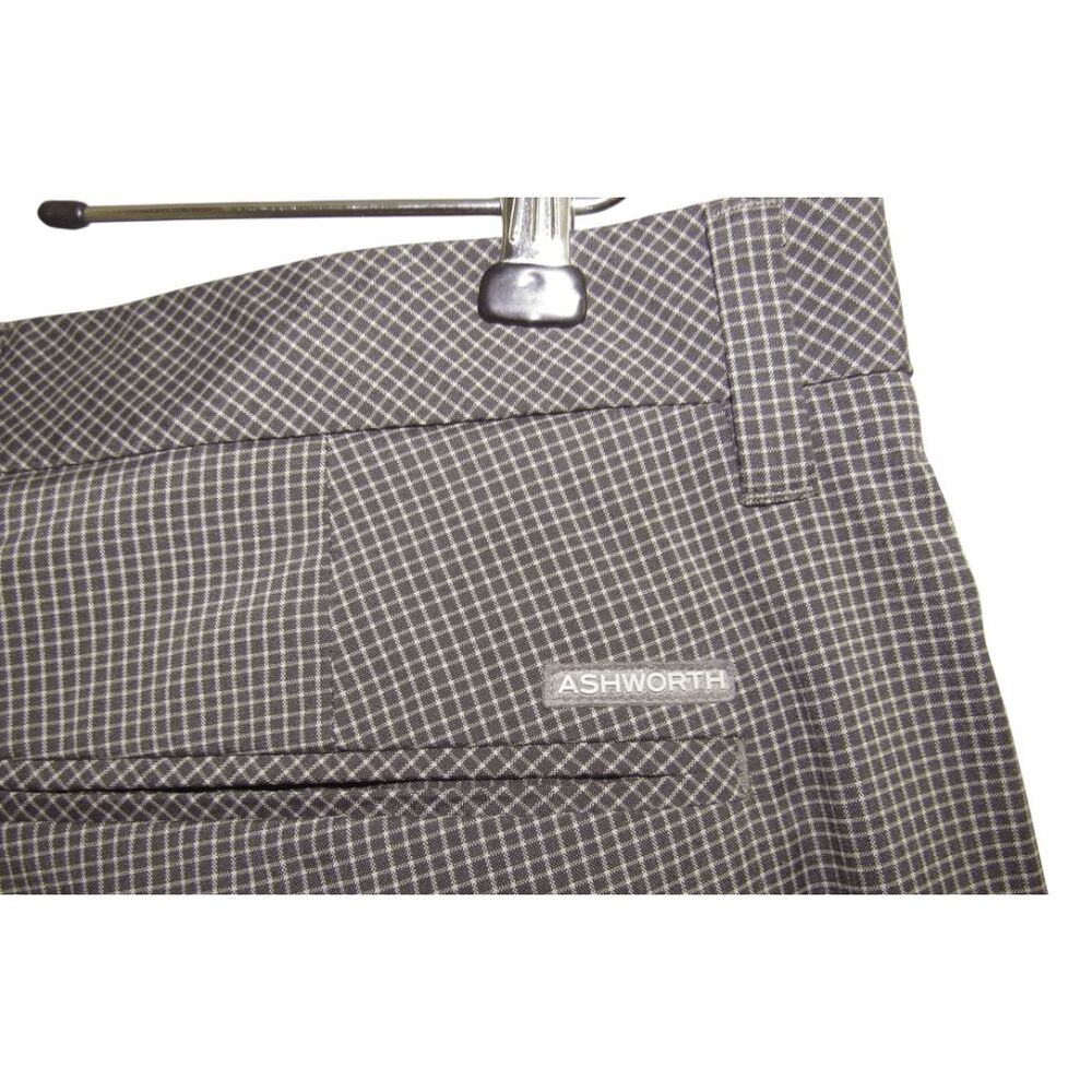 Ashworth Men's Gray Check‎ Performance Golf Pants 36 x 32 - Picture 5 of 6